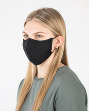 Load image into Gallery viewer, Structured Silver Mask 3 Layer - Black