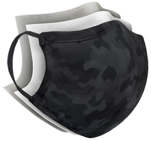 Load image into Gallery viewer, Structured Silver Mask 3 Layer - Black Camo