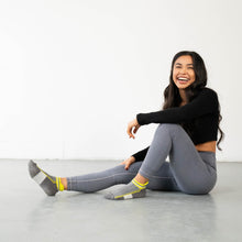 Load image into Gallery viewer, WOMEN'S SILVER ANKLE SOCKS | NEON