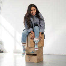 Load image into Gallery viewer, WOMEN'S SILVER CREW SOCKS | YYZ