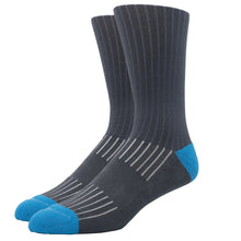 Load image into Gallery viewer, MEN'S SILVER RIBBED SOCKS | GREY