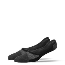Load image into Gallery viewer, MEN'S SILVER INVISIBLE SOCKS | BLACK