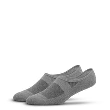 Load image into Gallery viewer, MEN'S SILVER NO SHOW SOCKS | GREY