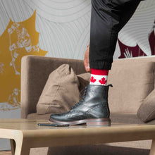 Load image into Gallery viewer, MEN'S SILVER CREW SOCKS | CANUCK