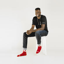 Load image into Gallery viewer, MEN'S SILVER CREW SOCKS | CANUCK