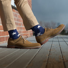 Load image into Gallery viewer, MEN'S SILVER CREW SOCKS | AMERICANA