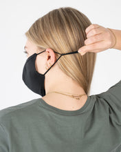 Load image into Gallery viewer, Structured Silver Mask 3 Layer - Black