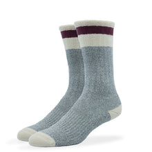 Load image into Gallery viewer, WOMEN'S SILVER BOOT SOCKS | GREY ROUGE