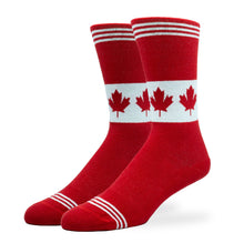 Load image into Gallery viewer, MEN'S SILVER CREW SOCKS | CANUCK