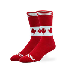Load image into Gallery viewer, WOMEN'S SILVER CREW SOCKS | CANUCK