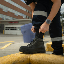 Load image into Gallery viewer, WOMEN'S SILVER WORK SOCKS | BLACK
