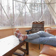 Load image into Gallery viewer, MEN'S SILVER CREW SOCKS | AZTEC
