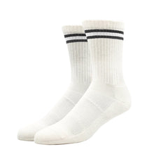 Load image into Gallery viewer, MEN'S SILVER RETRO SOCKS | OFF WHITE
