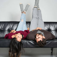 Load image into Gallery viewer, WOMEN'S SILVER BOOT SOCKS | GREY ROUGE
