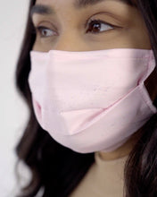 Load image into Gallery viewer, Silver Mask - Light Pink
