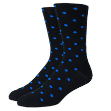 Load image into Gallery viewer, MEN'S SILVER CREW SOCKS | NIGHT BLUES
