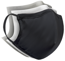 Load image into Gallery viewer, Structured Silver Mask 3 Layer - Black
