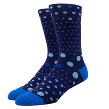 Load image into Gallery viewer, MEN'S SILVER CREW SOCKS | THE BLUES
