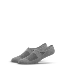 Load image into Gallery viewer, WOMEN'S SILVER NO SHOW SOCKS | GREY
