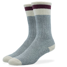 Load image into Gallery viewer, MEN'S SILVER BOOT SOCKS | GREY ROUGE
