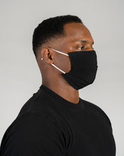 Load image into Gallery viewer, Silver Mask - Black
