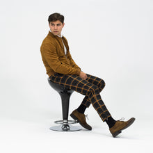 Load image into Gallery viewer, MEN'S SILVER RIBBED SOCKS | BLACK
