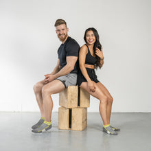 Load image into Gallery viewer, MEN'S SILVER ANKLE SOCKS | NEON
